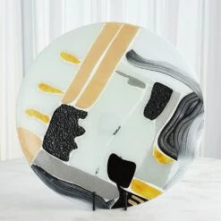 Cashmere Glass Charger-Sm -France and So Furniture 83386 b4634b3b c9e9 4eab a0e6 9fca34ae93b1