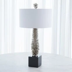 Pinecone Table Lamp-Nickel -France and So Furniture 83902
