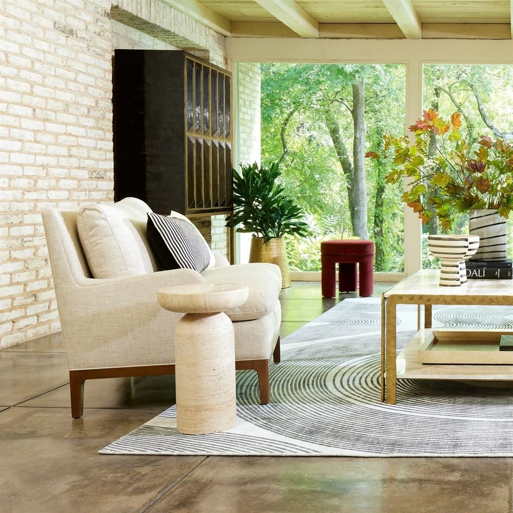 Horn Inlay Bar Cabinet-Black/Antique Brass 4 Horn Inlay Bar Cabinet-Black/Antique Brass - Image 4