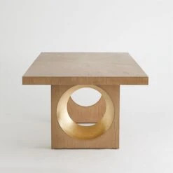 Oculus Dining Table - Nutmeg/Champagne -France and So Furniture 85470 5150be92 181d 47a1 a4d2 553c5bbdd9c6
