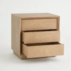 Burst Bedside Chest-Nutmeg-Left -France and So Furniture 85492 ae8a61bd 159a 4dfd 947b 33f4c4dd21ed