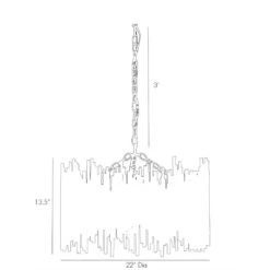 Vivica Pendant - Gold -France and So Furniture 86801.l1 925bb0ae b01a 4356 a5e3 416b9c7d25e9