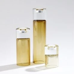 Radiant T-Lite Holder/Vase-Moss Green-Sm