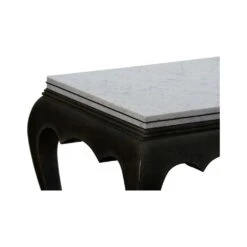 Eden Ebonized Distressed Oak Table -France and So Furniture 881207f38991968348d4f48e3126defb92d6d3c1 full