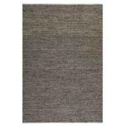 Tobais 5 X 8 Rescued Leather & Hemp Rug