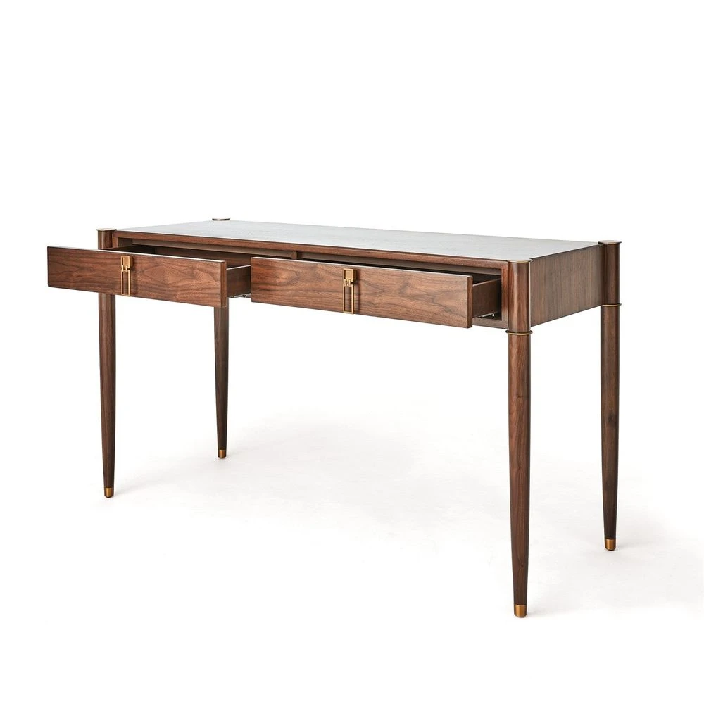 Triple Curve Desk - Walnut 8 Triple Curve Desk - Walnut - Image 8