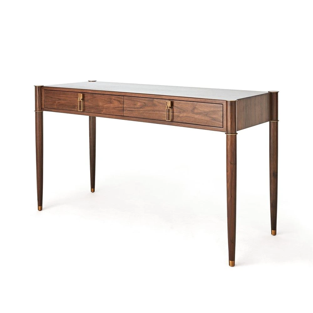 Triple Curve Desk - Walnut 6 Triple Curve Desk - Walnut - Image 6
