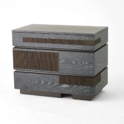 Brazil Chest-Black Cerused Oak -France and So Furniture 88767