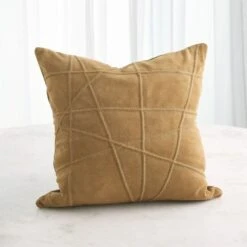 Crossroads Suede Pillow-Camel -France and So Furniture 89024