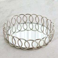 Loops Tray-Nickel -France and So Furniture 89947 0b3ec077 b784 4f34 85d7 38424a15e34e