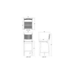 Logan Bar Stool -France and So Furniture 8 5 85195 ld