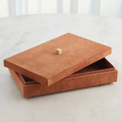 Posh Tray-Rust Suede-Lg 22 Posh Tray-Rust Suede-Lg -France and So Furniture 90183 cb2d9efd 6542 4274 8b4c c1fb4a4fbf4d