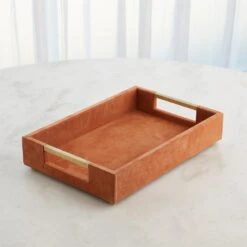 Posh Tray-Rust Suede-Lg 19 Posh Tray-Rust Suede-Lg -France and So Furniture 90188 ce023a8c d3ad 4e0a 90fd 0d2a3d068dca