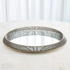 Whipped Wire Tray/Mirror-Med -France and So Furniture 90301 52bf52db e53c 404b 8ad1 40e9e1900fae