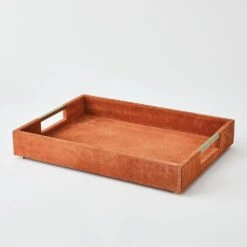 Posh Tray-Rust Suede-Lg 25 Posh Tray-Rust Suede-Lg -France and So Furniture 90582 7dc9fdc2 3024 4088 934c c2a443b970e5