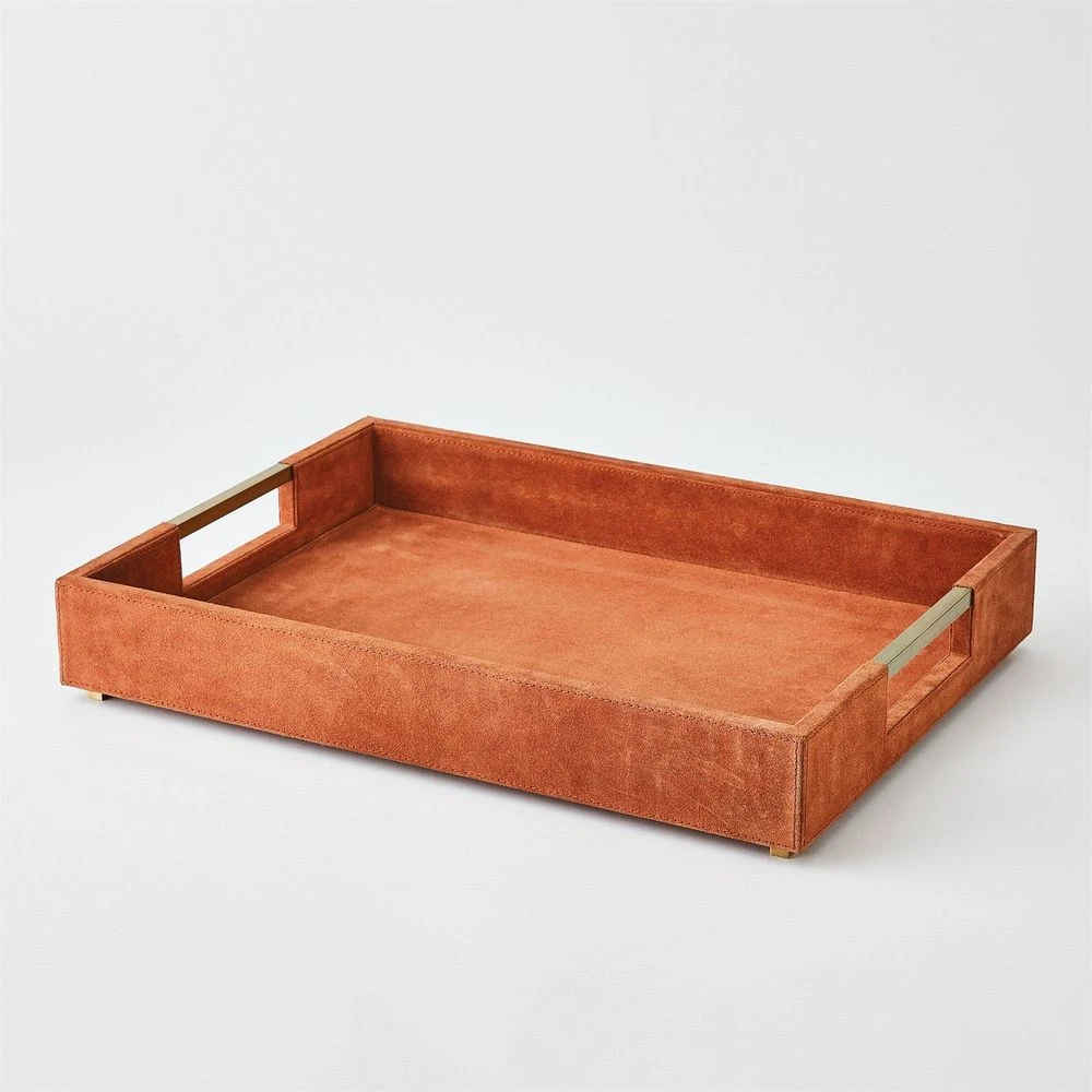 Posh Tray-Rust Suede-Lg 12 Posh Tray-Rust Suede-Lg - Image 12