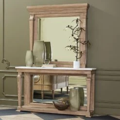 Josephine Mirror-Bleached Oak -France and So Furniture 90677 37024628 874d 49e2 94c6 1de121890159