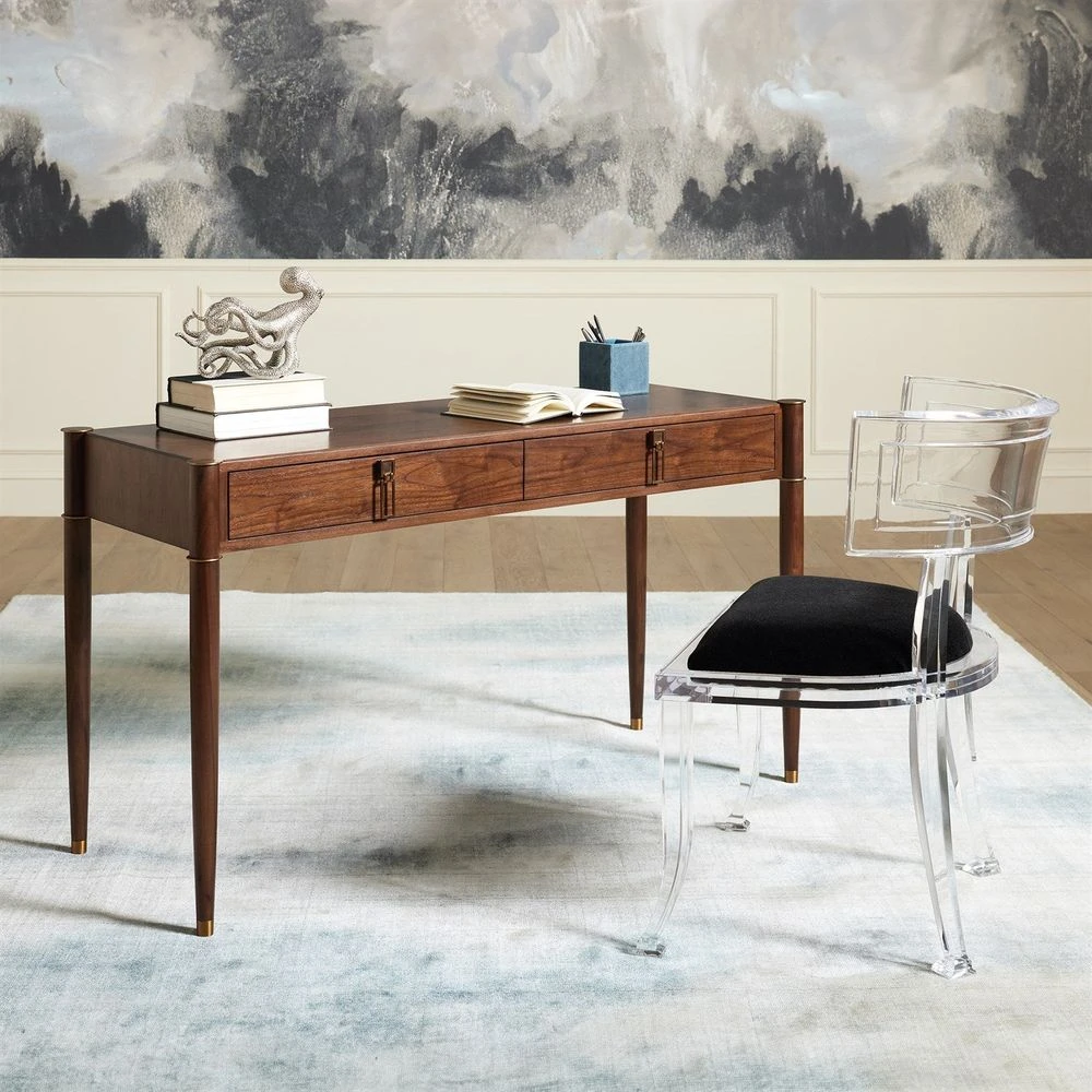 Triple Curve Desk - Walnut 3 Triple Curve Desk - Walnut - Image 3