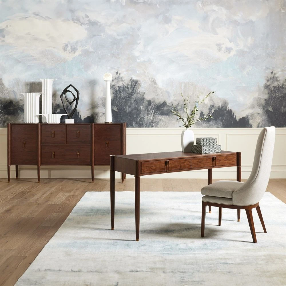 Triple Curve Desk - Walnut 2 Triple Curve Desk - Walnut - Image 2