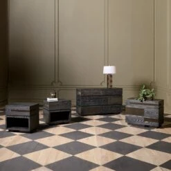 Brazil Chest-Black Cerused Oak -France and So Furniture 90821 7f264bc7 491c 4a1a 9361 9b9f1dcc1a59