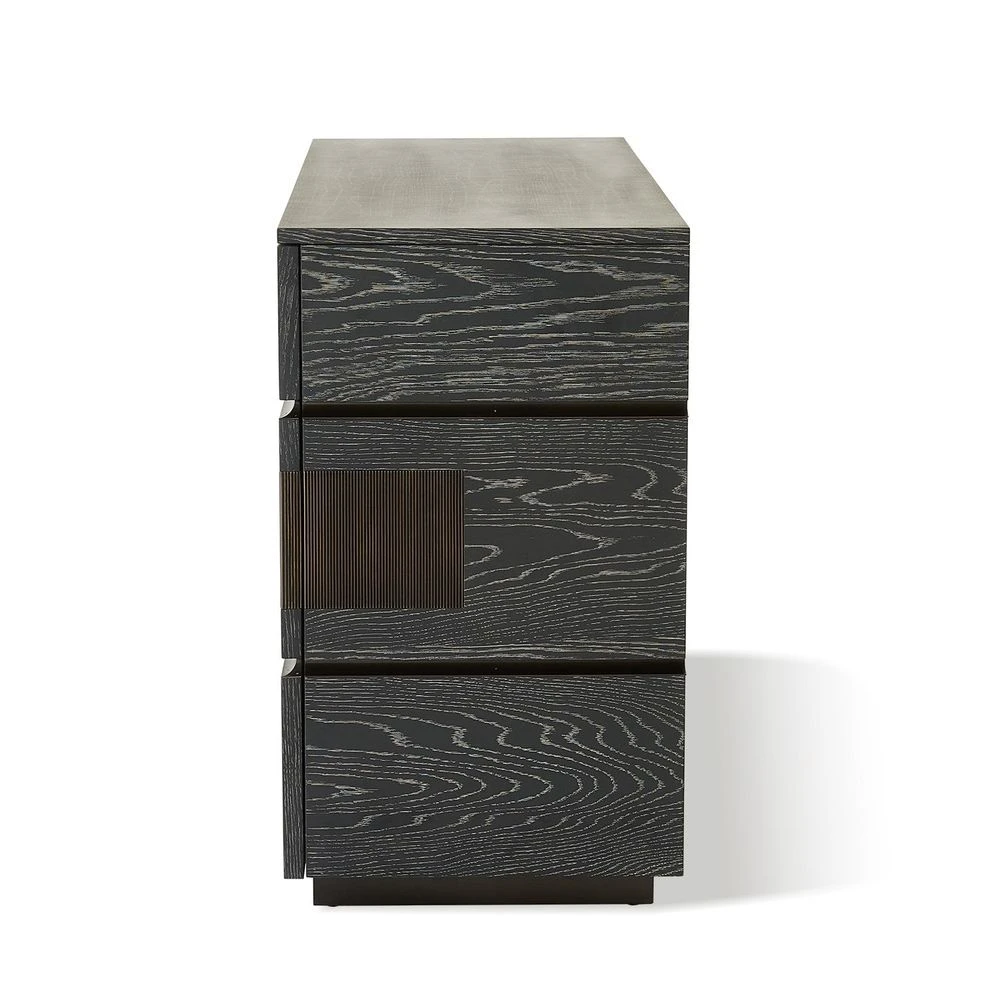 Brazil Dresser-Black Cerused Oak 6 Brazil Dresser-Black Cerused Oak - Image 6