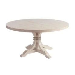 Magnolia Round Dining Table - Sailcloth