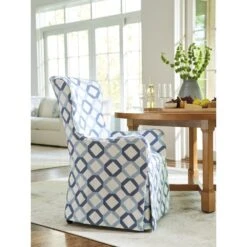 Aliso Upholstered Host Chair W/Casters - Table Rock -France and So Furniture 934 885 599831 WS