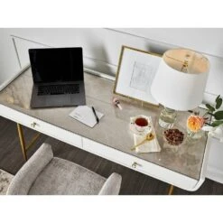 Love. Joy. Bliss. - Miranda Kerr Home Collection - Allure Vanity Desk -France and So Furniture 956813 RM TOP