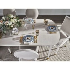 Marion Extension Dining Table - Love. Joy. Bliss. Miranda Kerr Home Collection -France and So Furniture 956A653RM TOP