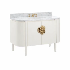 Briallen 48" White Vanity With Oval Undermount Sink