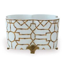 Scalamandre Baldwin Quatrefoil Planter -France and So Furniture ACBS 223 16 2Z