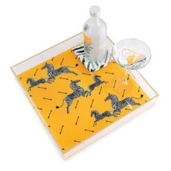 Zebra Lucite Tray -France and So Furniture ACGS 393 01 2b