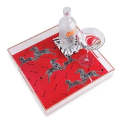 Zebra Lucite Tray -France and So Furniture ACGS 393 02 2b