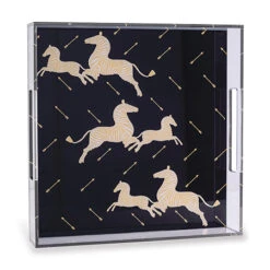 Zebra Lucite Tray -France and So Furniture ACGS 393 03b