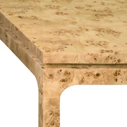 Modern Rectangular Dining Table In Burl Wood -France and So Furniture ADAMS BW DETAIL 3 38351.1742329377
