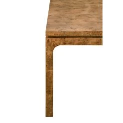 Modern Rectangular Dining Table In Dark Burl Wood -France and So Furniture ADAMS DBW DETAIL 1 87623.1742329396