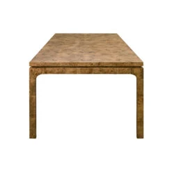 Modern Rectangular Dining Table In Dark Burl Wood -France and So Furniture ADAMS DBW SIDE 66279.1744311426