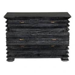 Noir Tiago Chest - Cinder Black -France and So Furniture AE 311CB 3