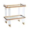 Tuscany Brass Bar Cart