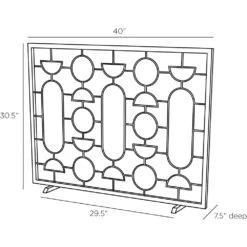 Bentley Firescreen - Gray -France and So Furniture AFI04.l1 def3c628 af19 43e2 9187 6b212e30b807