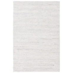 Blaise Handmade Indoor/Solid Cream/Blue Area Rug (9'X12')