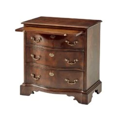 The India Silk Bedside Nightstand -France and So Furniture AL60030 more 1