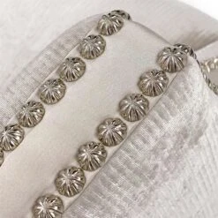 Palm Springs Armchair- 2164 - Grey,Off White,Silver -France and So Furniture AMF 1657V226 2164 AS 12