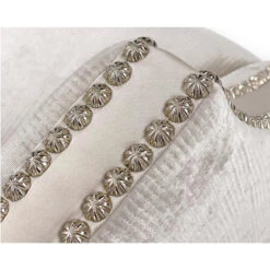 Palm Springs Armchair- 2164 - Grey,Off White,Silver -France and So Furniture AMF 1657V226 2164 AS 5