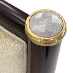 Sapphire Chair- 5017 - Brass,Brown,Grey,Silver -France and So Furniture AMF 1660V242 5017 AS 10