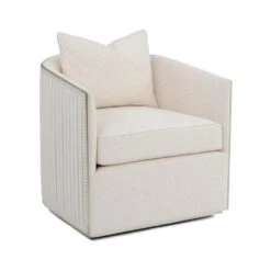 Napa Swivel Chair- 2213 - Off White