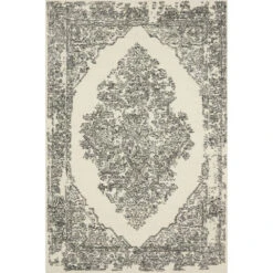 Magnolia Home By Joanna Gaines X Loloi Annie White / Black 2'-6" X 7'-6" Runner Rug