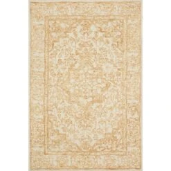 Magnolia Home By Joanna Gaines X Loloi Annie White / Gold 8'-6" X 12' Area Rug