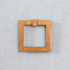 April - Bath Vanity With Textured Light Blue Linen Doors, Matte White Lacquer Surround, Ant Brass Hardware, White Marble Top, And Porcelain Sink 6 April - Bath Vanity With Textured Light Blue Linen Doors, Matte White Lacquer Surround, Ant Brass Hardware, White Marble Top, And Porcelain Sink -France and So Furniture APRIL 20LB HARDWARE