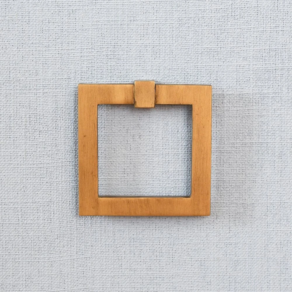 April - Bath Vanity With Textured Light Blue Linen Doors, Matte White Lacquer Surround, Ant Brass Hardware, White Marble Top, And Porcelain Sink 3 April - Bath Vanity With Textured Light Blue Linen Doors, Matte White Lacquer Surround, Ant Brass Hardware, White Marble Top, And Porcelain Sink - Image 3